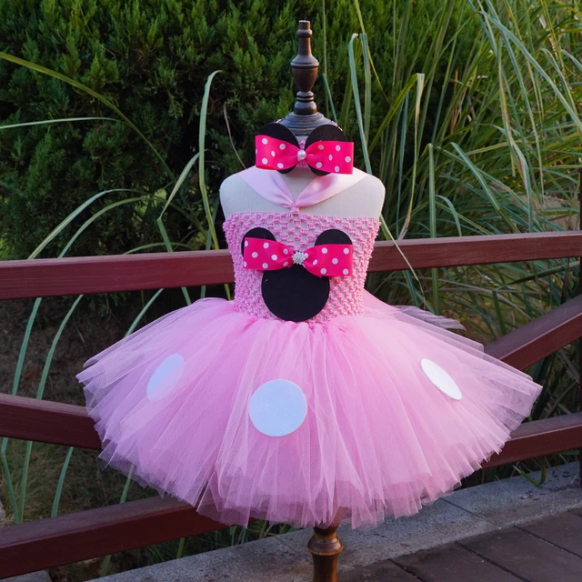 Costume bébé Minnie Mouse - Tenue Minnie Mouse bébé - Couleur: Rose -  Taille: 3 ans 