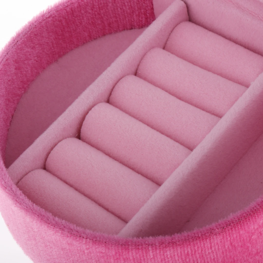 1/12 Scale Miniature Dollhouse Flannel Sofa Arm Chair- Dolls House Decor Furniture Couch- Pink Heart Shape Jewelry Box Case