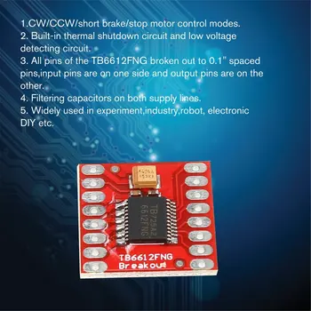 

New TB6612FNG Dual DC Stepper Motor Control Drive Expansion Shield Board Module Microcontroller Better than L298N New