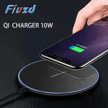 Fiuzd Беспроводной Зарядное устройство для iPhone 11 pro Max Xs X 8 Plus быстрая зарядная платформа мощностью 10 Вт для samsung Note 9 Note 8 S10 плюс