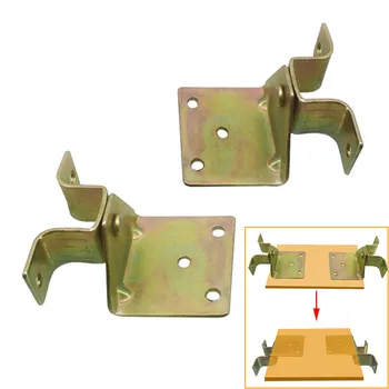 

2pc Folding dining table hinge mechanism 360 degree flip board support Bracket Connector furniture Corner Stand hardware fitting