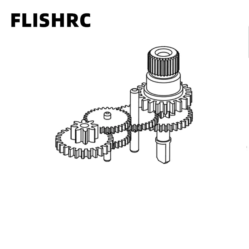 OMPHOBBY M2 Servo Gear set fit EXP V1 V2 OSHM2075