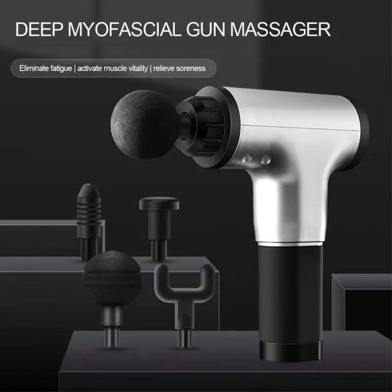 

Fascia Gun Massage Gun Muscle Relaxation Massager Vibration Muscle Gun 6 Speeds Optional 2000mAh Lithium Battery impact massager
