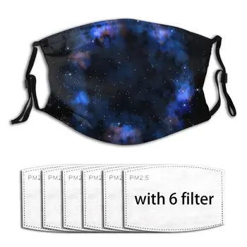 

Sky Galaxy Stars Nebula Outdoor Washable Anti Haze Mouth Mask Respirator Mask With Filter Breath Men Women Mask