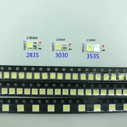 3030 2835 3535 SMD LED Cold White For TV Backlight Bead 3V6V 1W Repair LCD TV SMD Cold White LED High Power For LCD/TV Backlight
