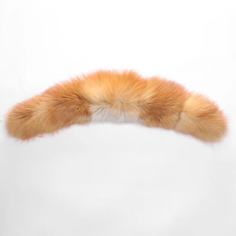 

2020 new Fashion 100% Real Fox and Raccoon Fur Collar Big Large Fur Scarf