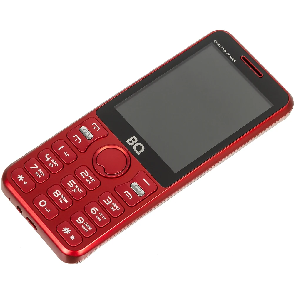 Мобильный телефон BQ Quattro Power 2812 32Mb красный 4Sim 2.4" TN 240x320 0.03Mpix