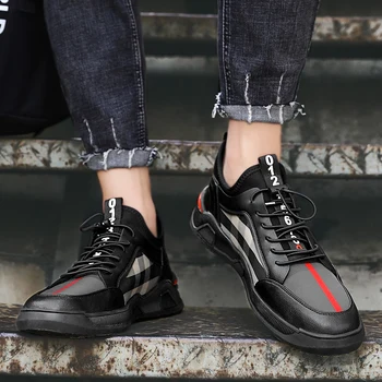 

BIGFIRSE Fashion Shoes For Man Breathable Lace-up Air Mesh Sneakers Mens Skates Shoes Zapatos Hombre Hot Sale Men's Casual Shoes