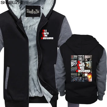 

Cotton long sleeve All Cops Are Bastard Hooligans Footballer Fans Awayday hipster warm coat men shubuzhi brand jacket sbz1341