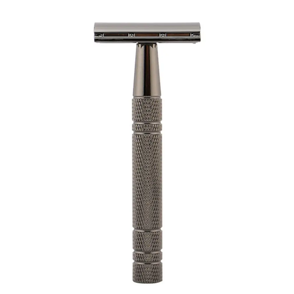 

1PC Double Edge Safety Razor Premium Wet Shaving Classic Metal Manual Shavers Fits All Standard Razor Blades