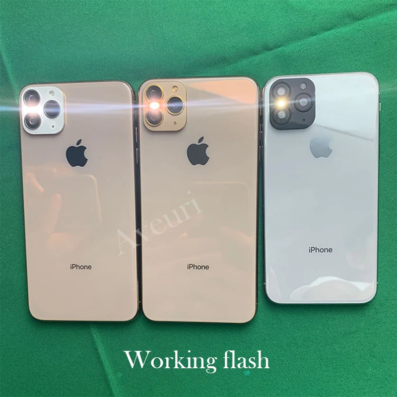 Modified Camera Lens Seconds Change Cover For Iphone X Xs Max Fake Sticker Camera For Iphone 11 Pro Max Tempered Glass Protector Screen Protectors Aliexpress