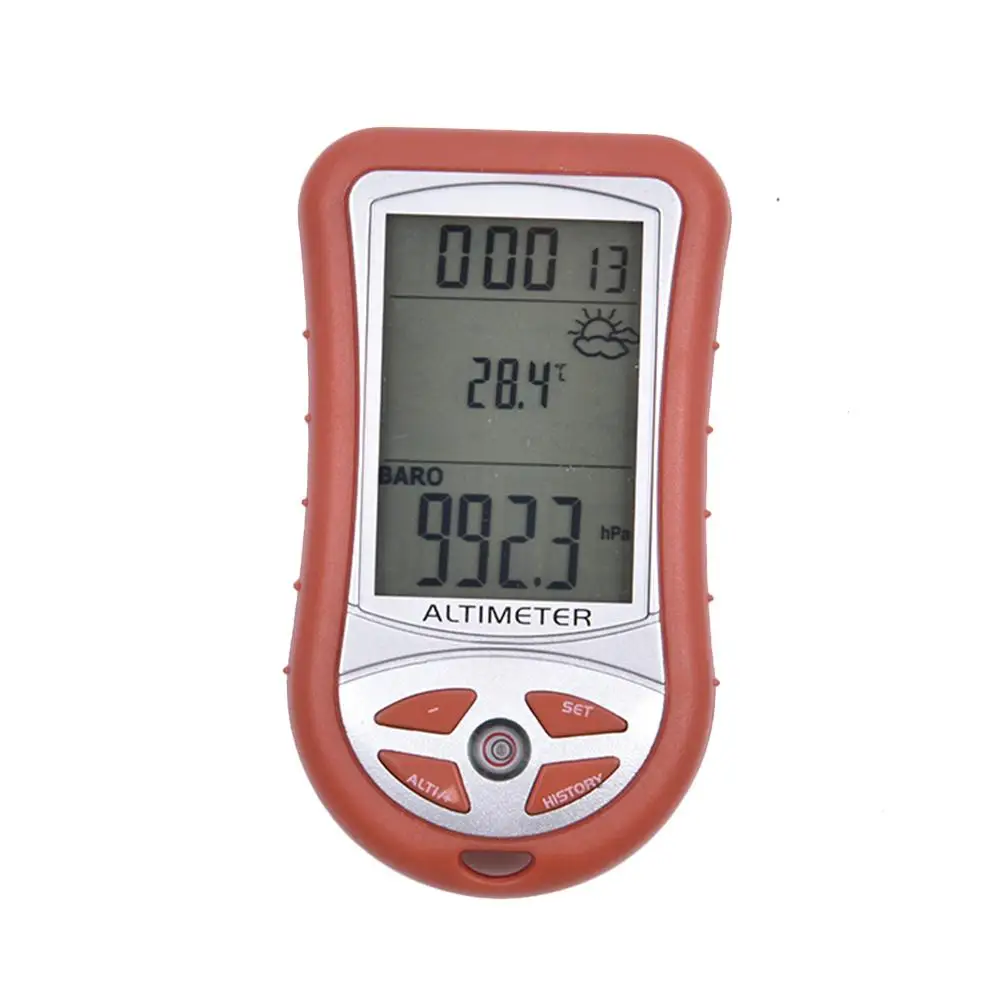 7-в-1 цифровой ЖК-дисплей высотомер барометр Термо Температура Календарь Часы Электронные датчик подшипника датчик давления
