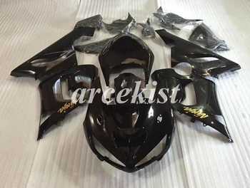 

4Gifts New ABS Motorcycle Full Fairings Kit Fit For Kawasaki Ninja ZX-6R 636 2005 2006 05 06 body set Black