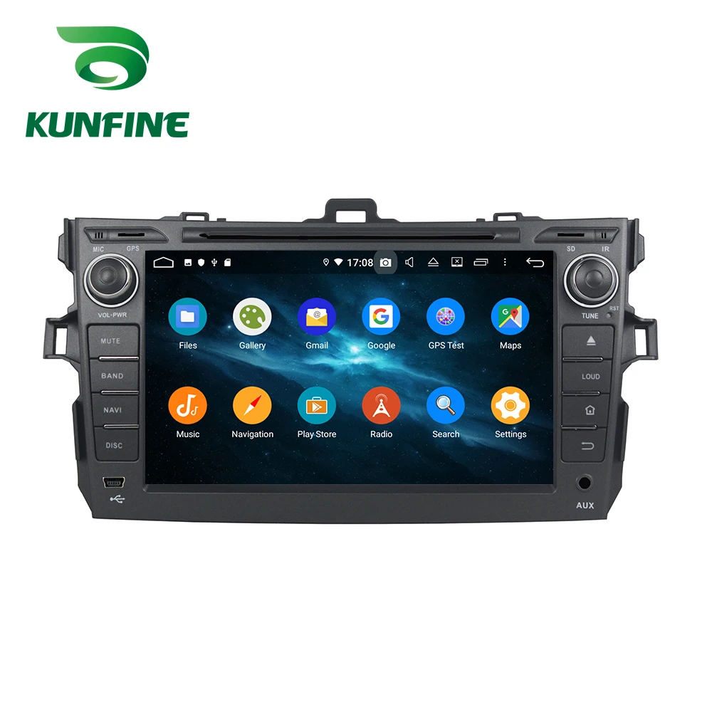 Best Android 9.0 Octa Core 4GB RAM 64GB ROM Car DVD GPS Navigation Multimedia Player Car Stereo for Toyota Corolla 2006 -2011 Radio 5