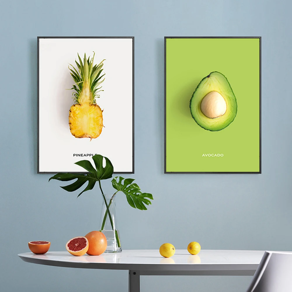 16-Fruits-Pictures-Avocado-Pineapple-Strawberry-Kiwi-Posters-Nursery-Dining-Living-Room-Prints-Nordic-Painting-Art (4)