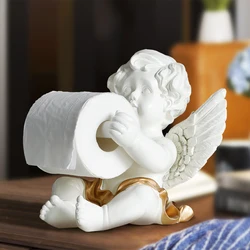 European Angel Table Roll Paper Holder Creative Home Office Coffee Table Roll Paper Holder Toilet Paper Holder