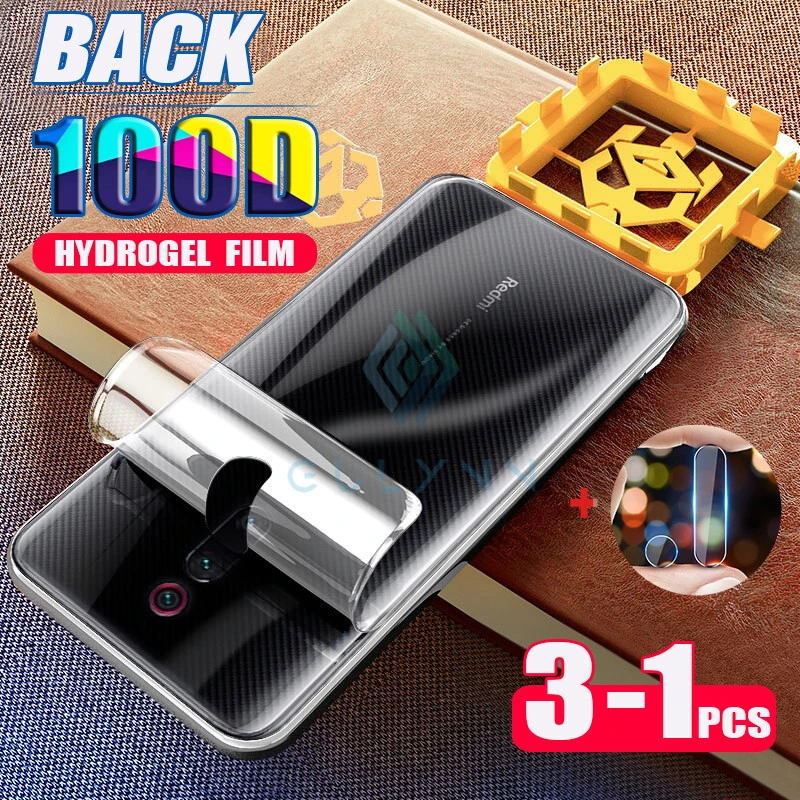 3 1Pcs 100D Lembut Hydrogel Pelindung Film untuk Xiaomi Redmi Note 8T 8