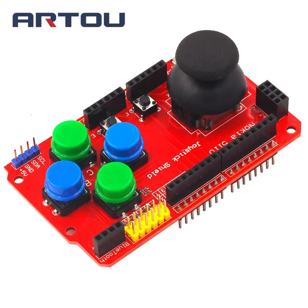 Защитный экран клавиатуры джойстика для Arduino nRF24L01 Nk 5110 LCD I2C 3 V Модуль платы
