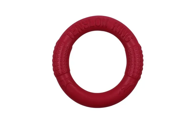 Extra Large 18/28cm Pet Flying Discs EVA Dog Training Ring Puller Resistant Bite Floating Toy Puppy Outdoor Interactive Game Red