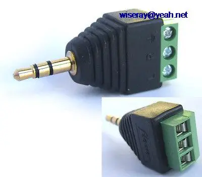 

DHL/EMS 250pcs Stereo 2.5mm Plug Screw Audio Terminal Binding Post for 2.5mm Headphones-A7