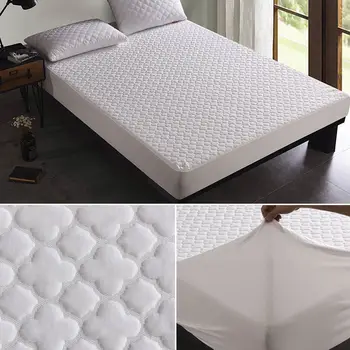 

Svetanya Waterproof Fitted Sheets Knitted Jacquard Mattress Case Protector Single Twin Full Queen King Size (no Pillowcase)