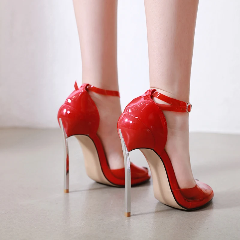 Новые женские прозрачные туфли на высоком каблуке 13 см; Модные женские кожаные туфли на тонком каблуке; вечерние туфли-лодочки с острым носком в деловом стиле