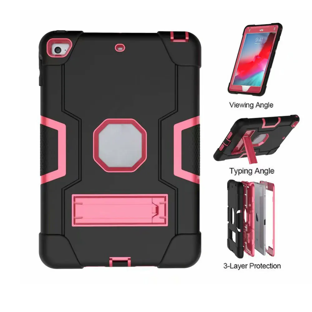 Shockrpoof чехол с подставкой для IPad Mini 1 2 3 4 5 A2133 A1538 A1599 A1489 A1432 PC силиконовый сверхпрочный чехол для планшета
