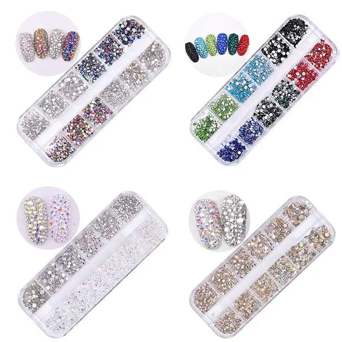 DIY Home Flatback Nail Art Rhinestone Nail Art 1, 2, 3, 4, 5, 6, 7, 8, 9 Home, профессиональные аксессуары