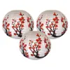 3pcs/lot Red Sakura Paper Lanterns 16inch 40cm Chinese Japanese Festival Paper Lantern Flower Balls Wedding Party Decorations ► Photo 1/6