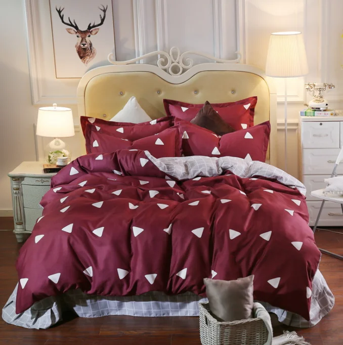 NTMY 09 Ultratex Home Textile Printed Multi Color Multi Sizes Comfortable Thicked Brushed Suede Bedding Sets Duvet Cover Bed Sh