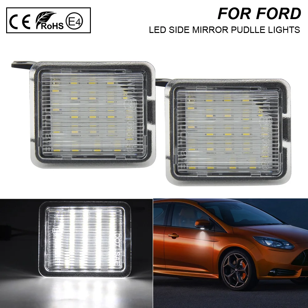 Светодиодные боковые зеркальные лампы для Ford Focus C Max Kuga Escape Mondeo IV 2 шт.|Сигнальная
