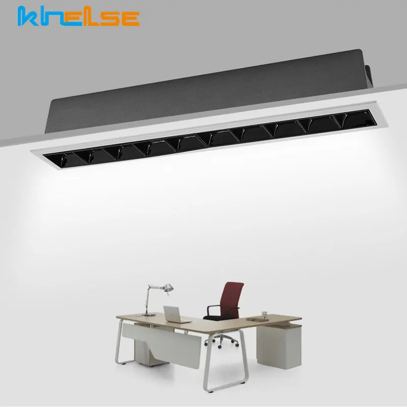 Встраиваемый линейный светодиодный светильник с регулируемой яркостью