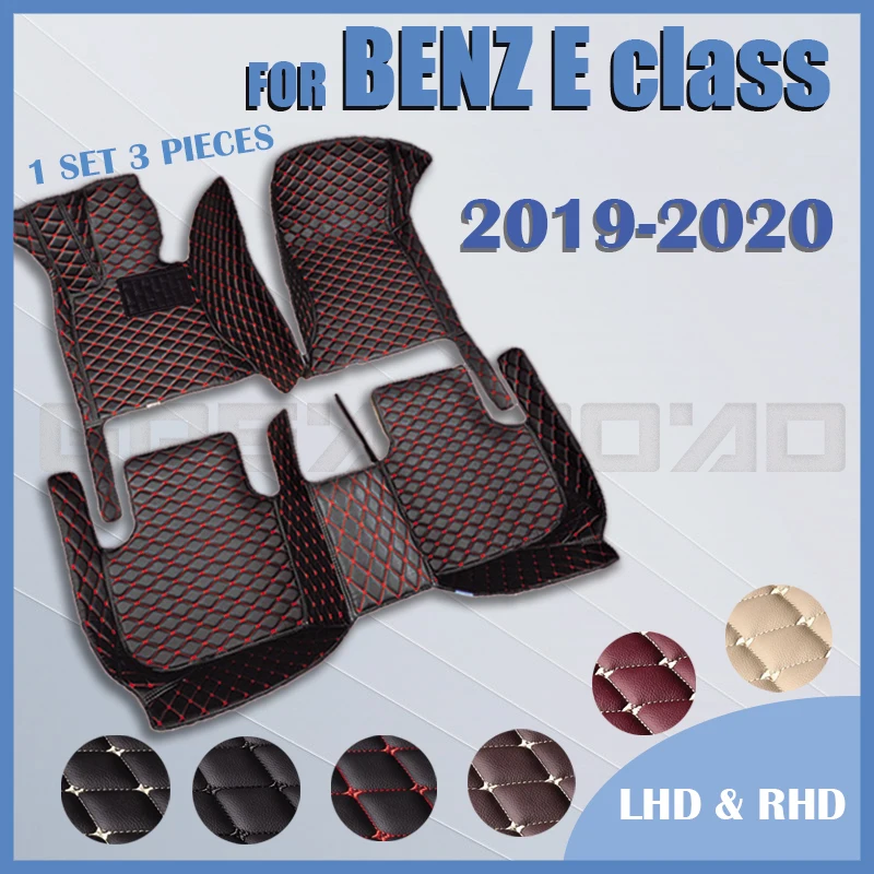 

Car floor mats for BENZ E class W213 Sedan 2019 2020 Custom auto foot Pads automobile carpet cover