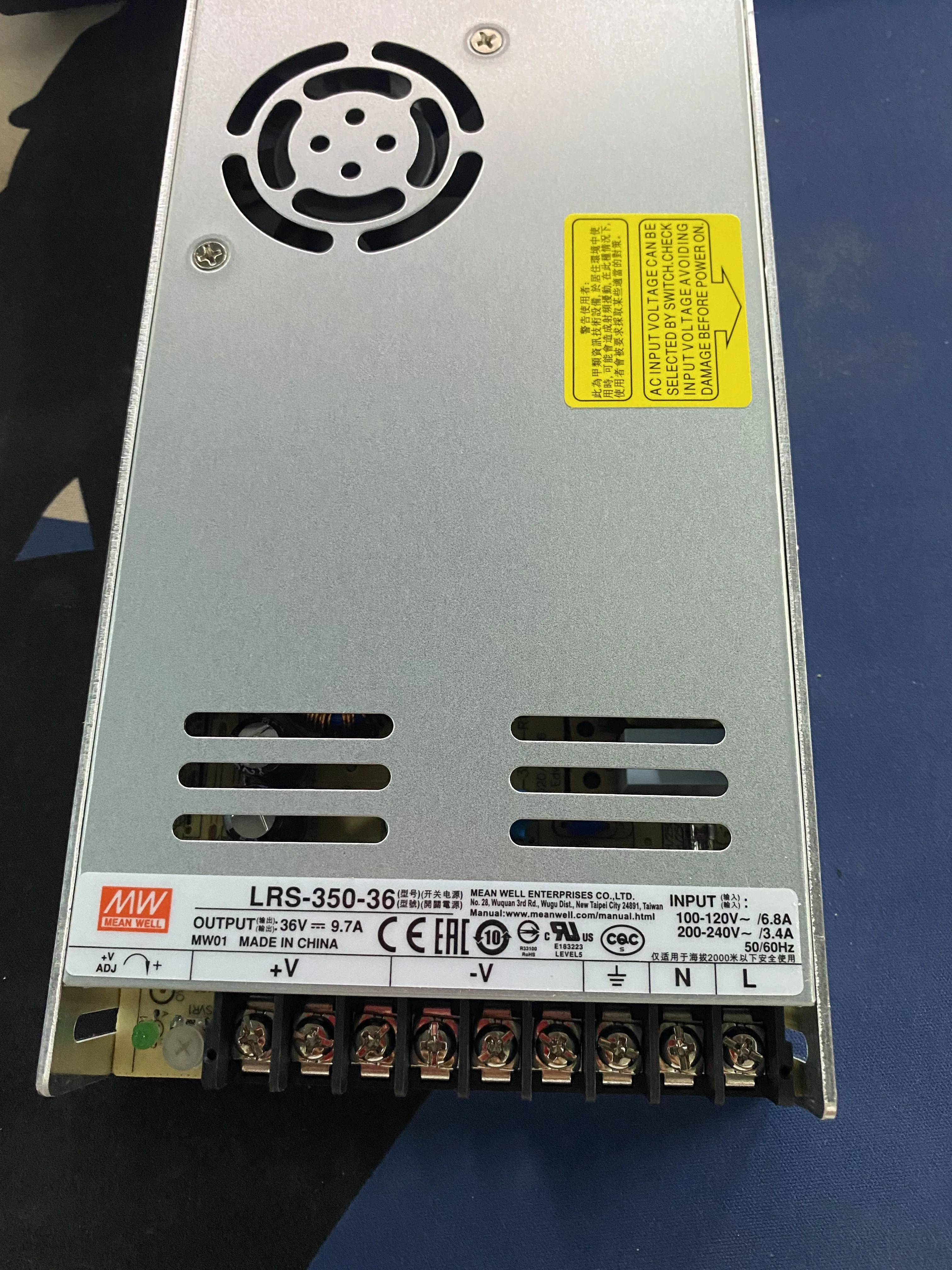 1pc original MW Power supply LRS35036, 350W 36V 10A supply, instead
