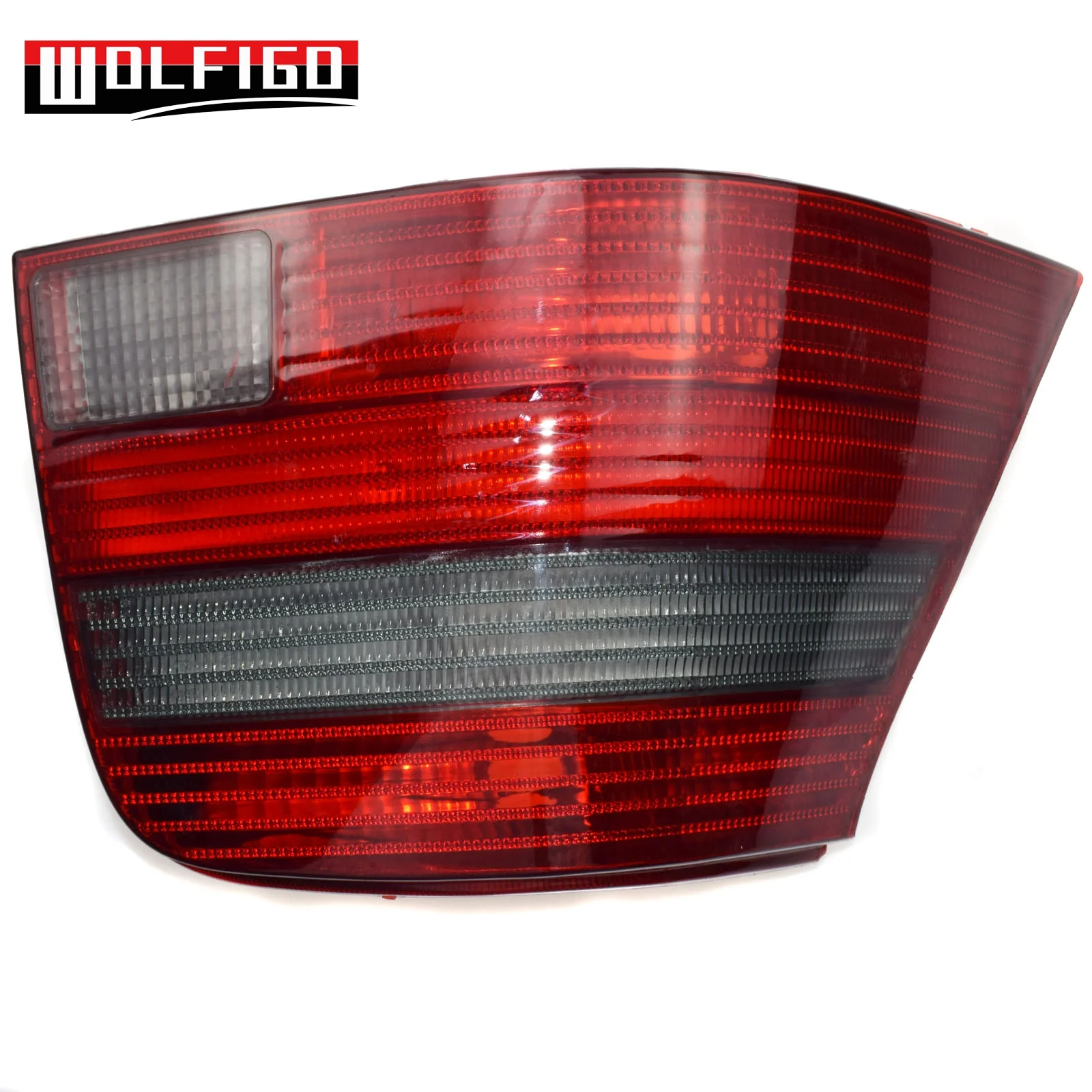 Left WOLFIGO левый и правый подходят 1999-2005 VW MK4 Гольф Евро стиль красный дым задние фонари 1J6945096F, 1J6945095F Новинка - Цвет: Left