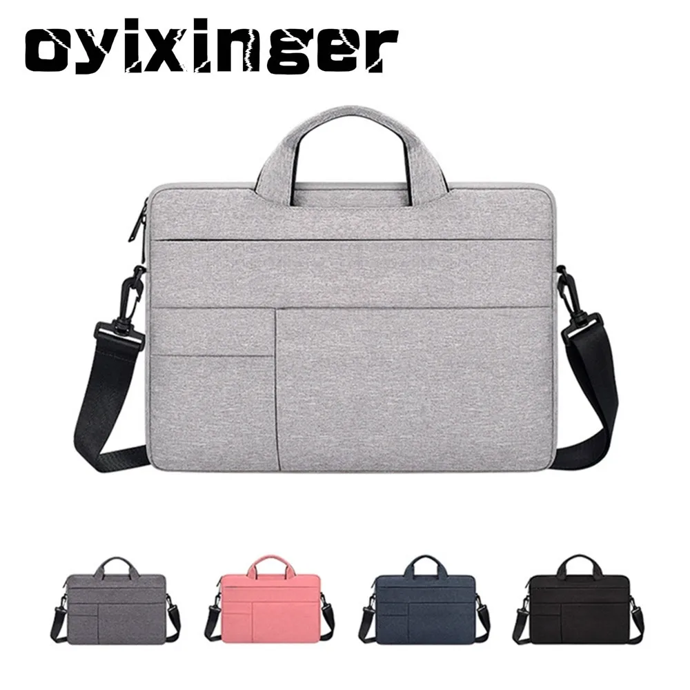 

2020 Women Men Waterproof Laptop Shoulder Messenger Bag Notebook Computer Briefcase For 13 14 15 Inch MacBook Pro Air Mate Book