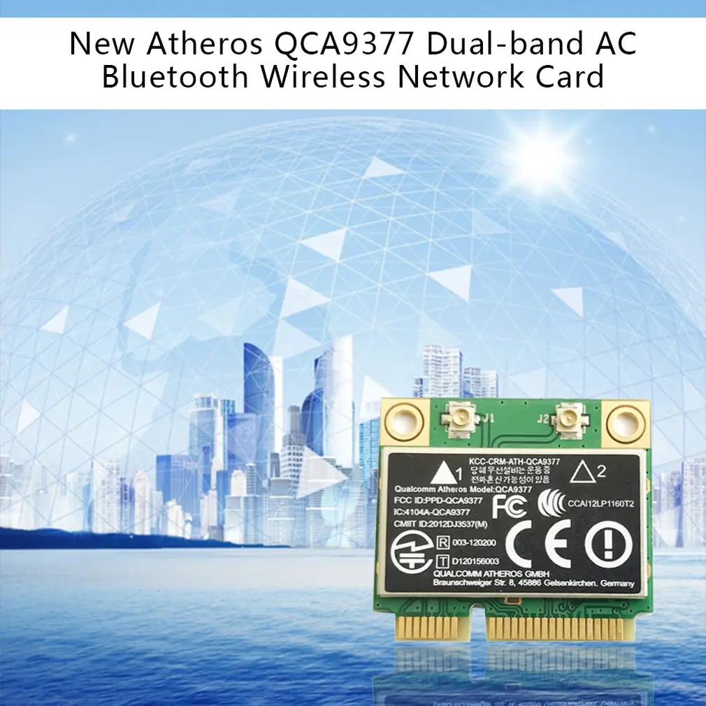 Atheros Qca9377 мини Pci-e двухдиапазонный Ac Bluetooth 4,2 беспроводная сетевая карта Mini Pci-e стабильность сигнала