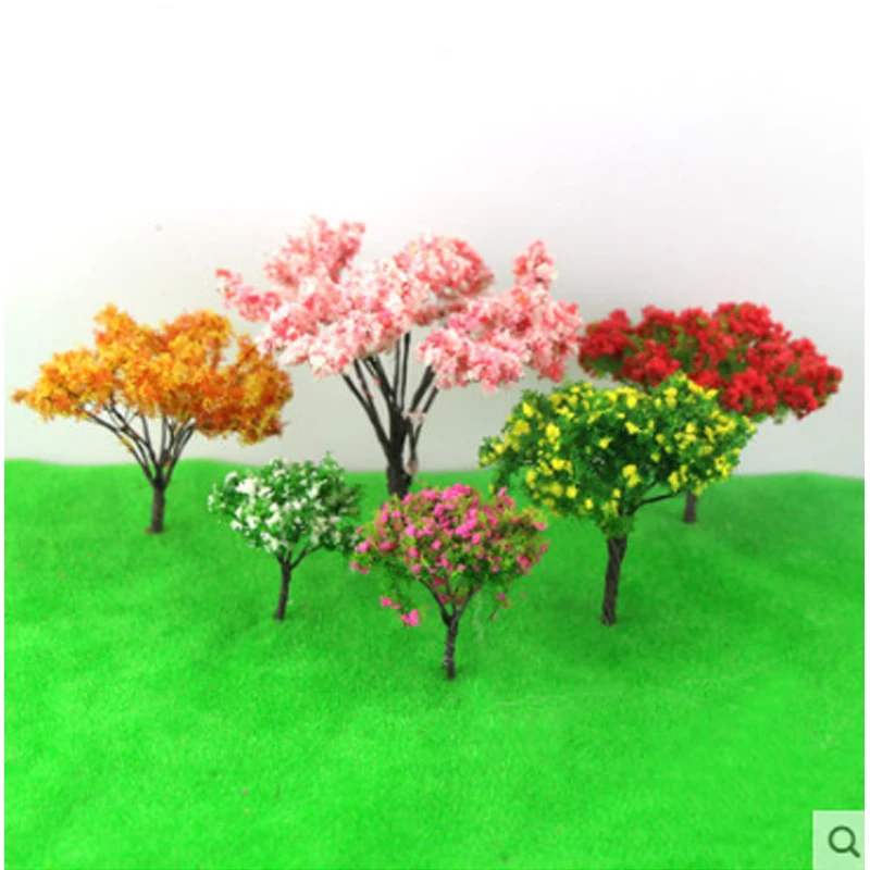 DIY sand table material sence accessories model tree/model plant 5pcs/3pcs for miniature Lansape/model Layout CC model