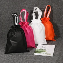 Модные Портативные Сумки на шнурке для девочек, обувь, сумки для женщин, нетканый дорожный мешок для хранения одежды, сумка, Пылезащитная косметичка