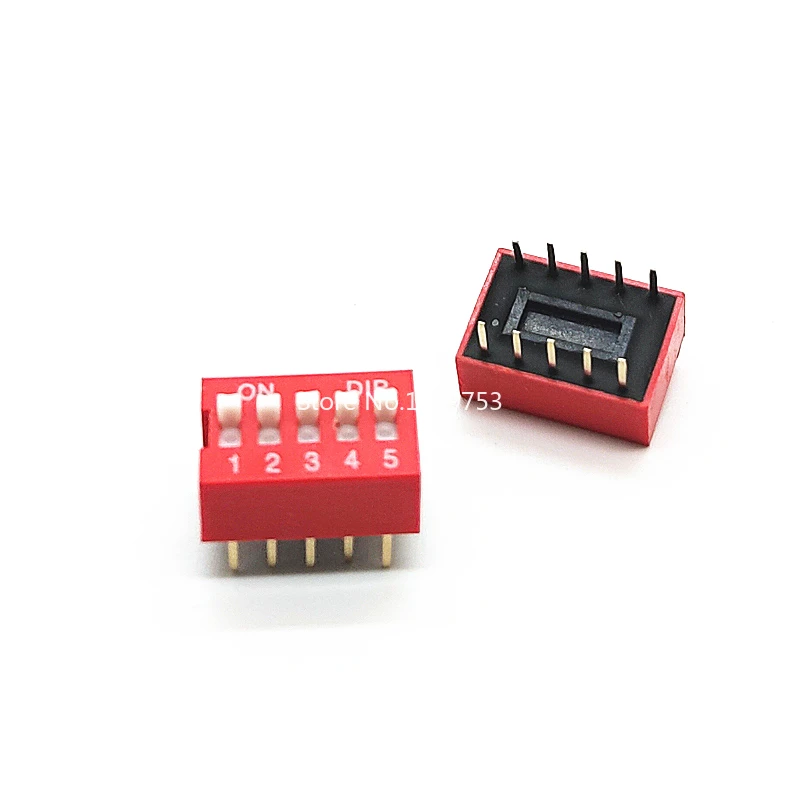 35 개/몫 딥 스위치 키트 1 2 3 4 5 6 8 웨이 2.54mm 토글 스위치 레드 스냅 스위치 혼합 키트 각 5PCS 조합 상자 세트