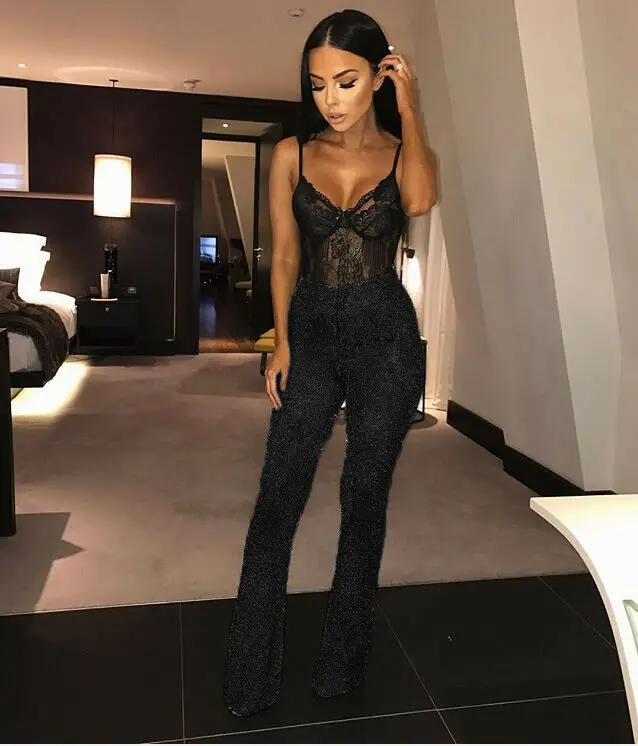 flared legging glitter