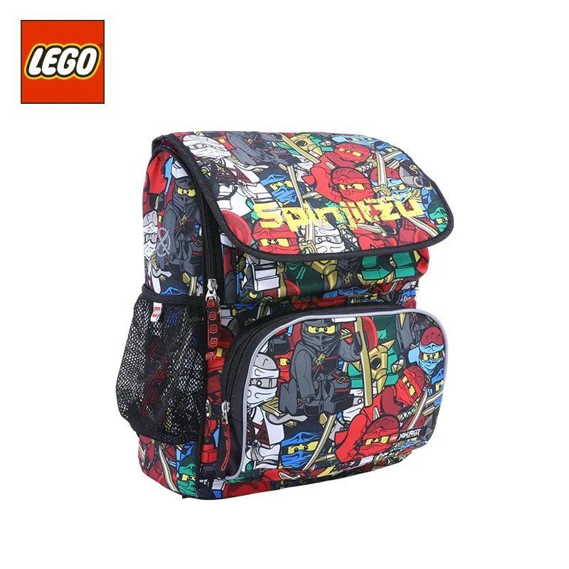 Lego LEGO New Style Backpack Young STUDENT'S 16 Grade Lightweight Fashion Cartoon Bag 20069