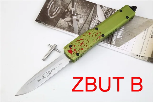 ZBUT B JUFULE сделано UT UT70 UT85 D2 лезвие алюминиевая ручка кемпинг тактический инструмент ужин кухонный нож - Color: ZBUT B