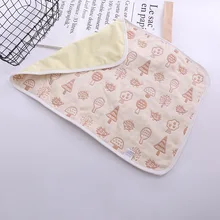 Детские пеленки из чистого хлопка с марлей, водонепроницаемые пеленки для мужчин и женщин, детские пеленки для мочи, шесть слоев Марли, Бамбуковая ткань, композитный материал