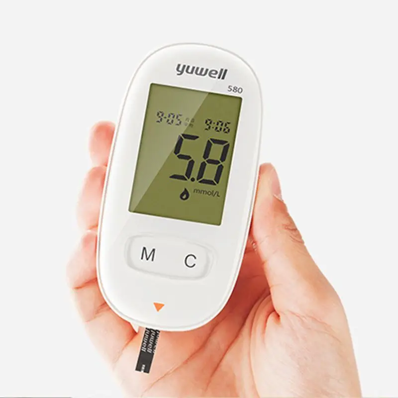 Blood Glucose Meter Glucometer Diabetes Tester Test Strips Medical Blood Sugar Meter Health Aid Tools Kit 3