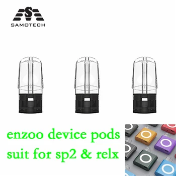 

Authentic enzoo Pre-installed 2ml 1.2ohm E Cigarette Accessories Vape Pods for Relx Pod Kit Compatible RELX SNAIL SP2 Start Kits