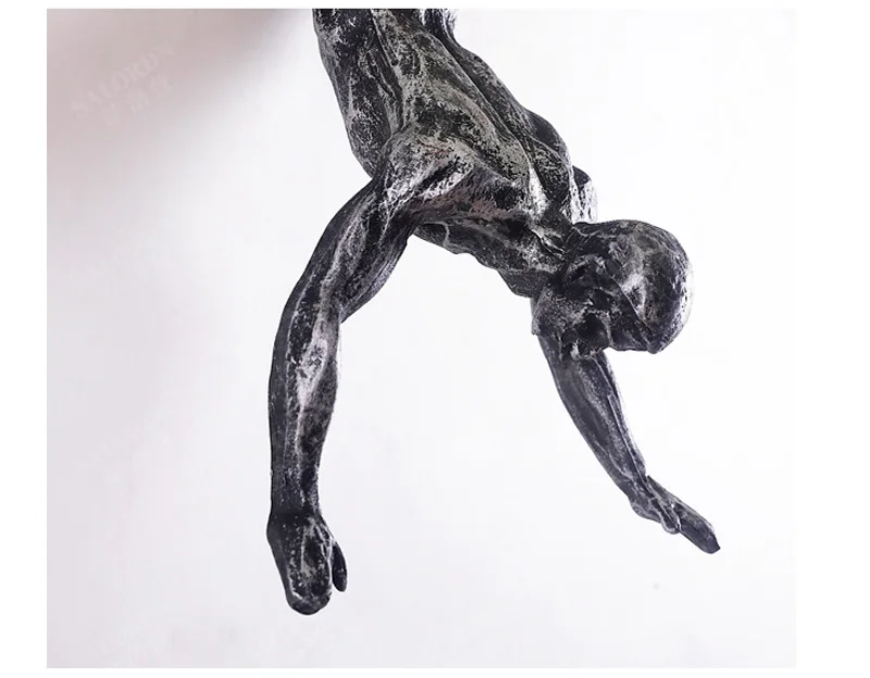 Абстрактная скалолазание скульптура украшение дома фигурка экстремальный спорт альпинист орнамент Миниатюрная модель офисный стол Декор подарки