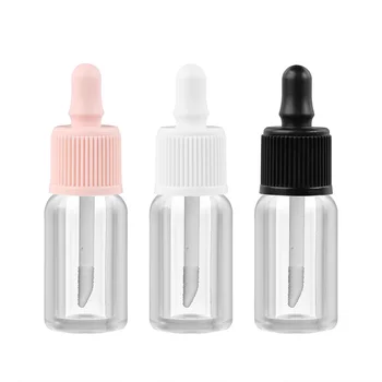 

1Pcs Funny Essential Oil Bottle Shaped Empty Lip Gloss Tube Lip Glaze Containers Refillable Vials DIY Cosmetic Travel Accessorie