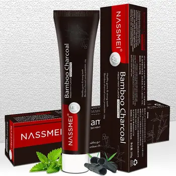 

105g Bamboo charcoal black toothpaste to Prevent Gingival Bleeding Soreness Tooth Paste Anti-moth Anti-sensitive