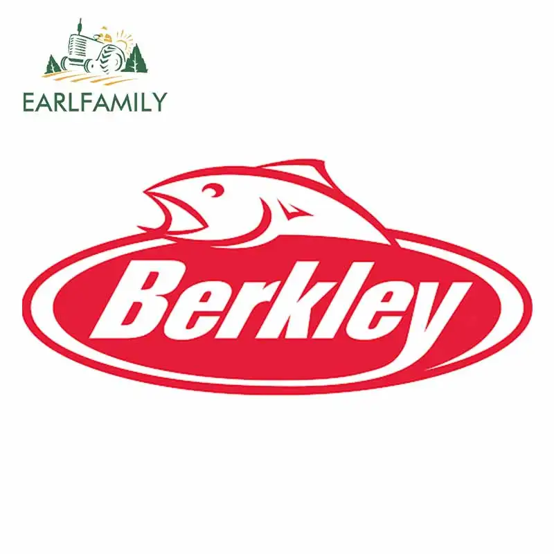 

EARLFAMILY 13cm for Berkley Graphics Car Stickers and Decals Vinyl Bumper Door Boat JDM Waterproof Decoration Vinyl Car Styling